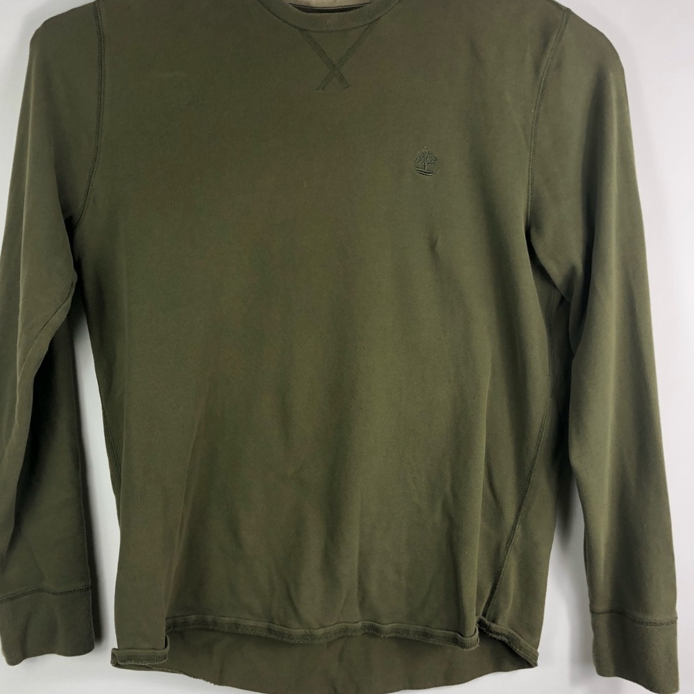 TIMBERLAND Men’s L Green Long-sleeved Sweat Shirt